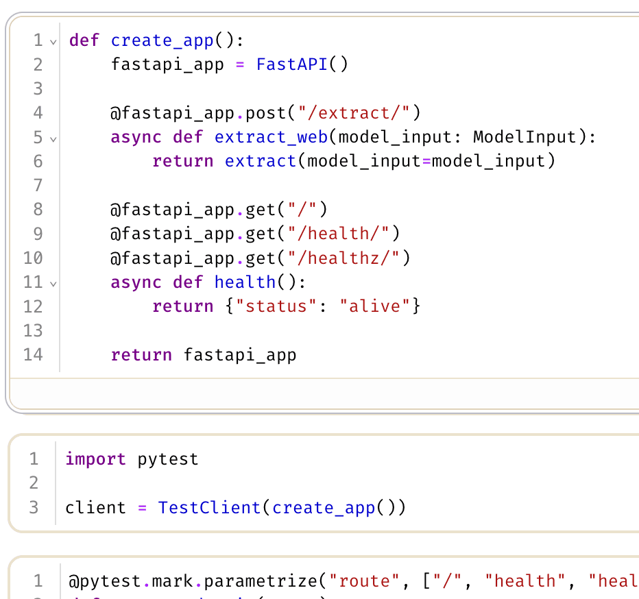 FastAPI + GliNER